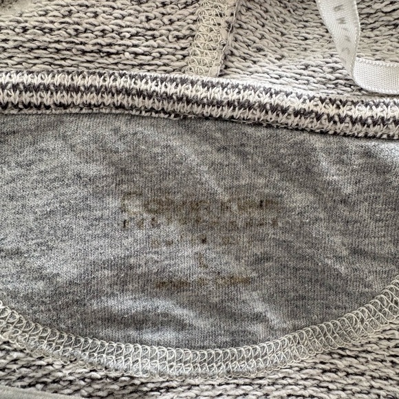 Calvin Klein Performance Black Striped Terry Beach Hoodie Sweatshirt L - Picture 4 of 4